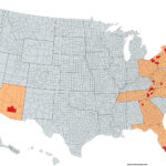 map of millipede distribution